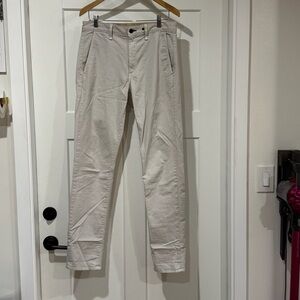 Rag & Bone Cream Chinos - 31